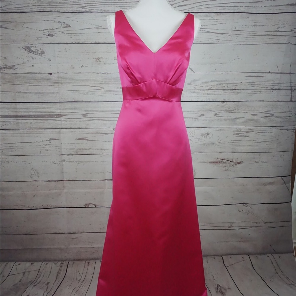 Dress, prom dress, night gown, party dress, pink